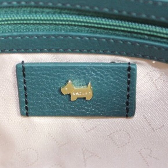 Radley London Mill Bay Teal Stud Flap Over Cross Body Bag - Picture 11 of 11